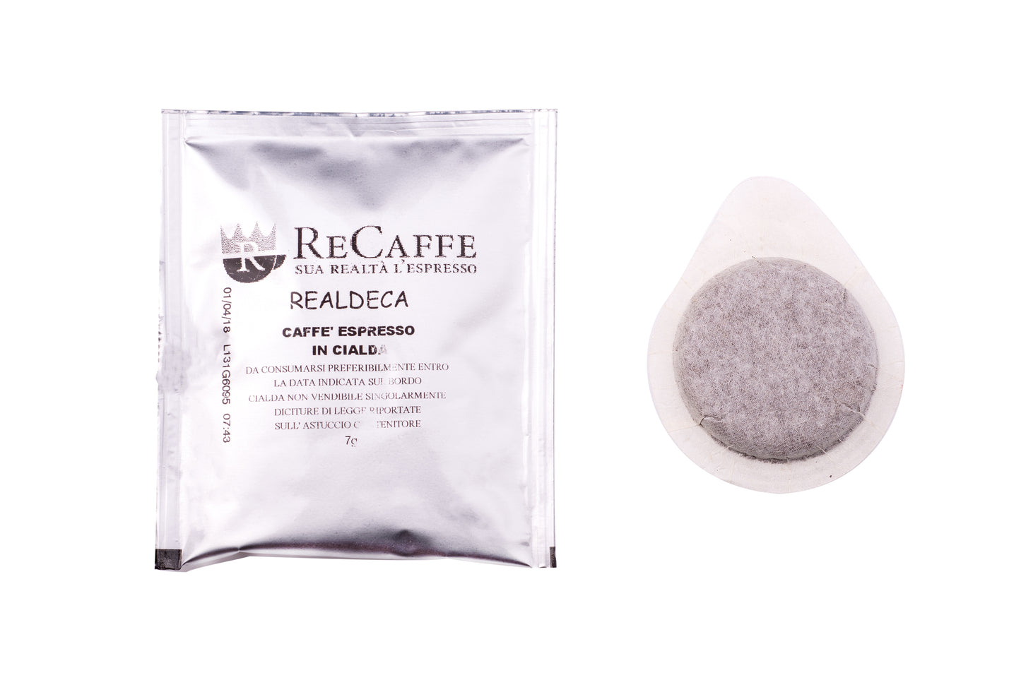 Кафе капсули Re Caffe безкофеин - тип Чалда (POD)