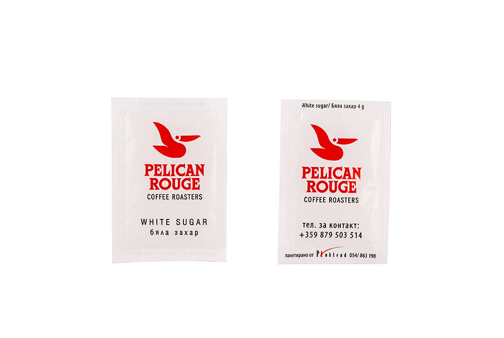 White sugar Pelican Rouge 4g. 