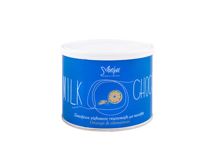 Млечен шоколад с портокал и канела